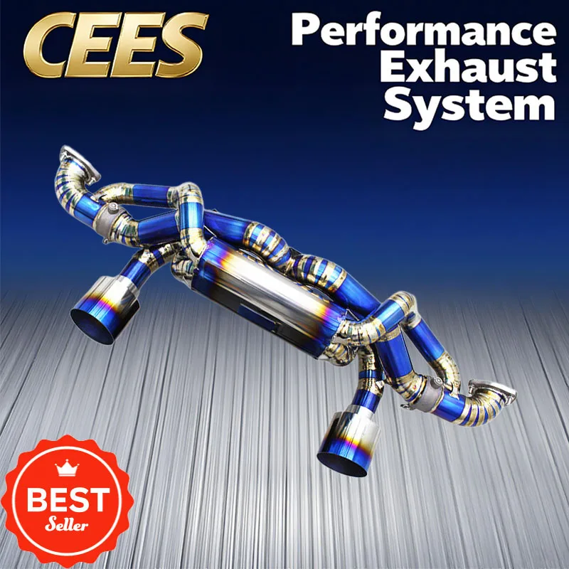 

CEES Newest Catback Exhaust Muffler for Porsche 718 Cayman GT4 RS 4.0L 2022-2025 Racing Valvetronic Exhaust Pipe Escape System