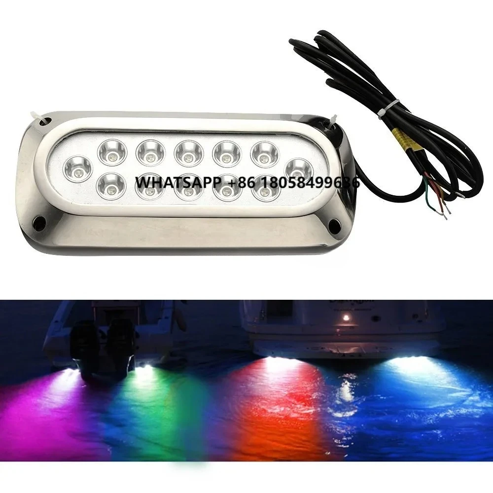 

Christmas Hot Sale 2024 Boat Underwater Led Lighting Accessories Marine Parts Yacht Led Boat Light