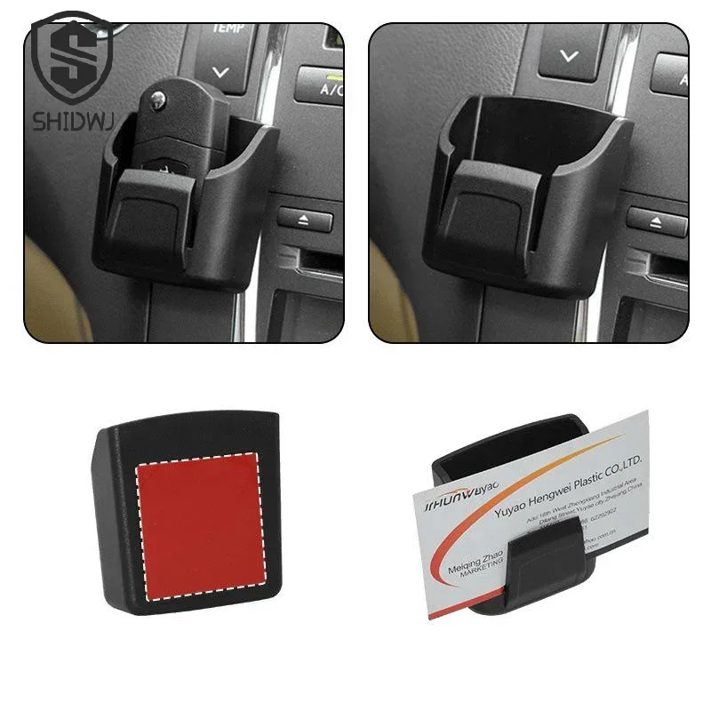 Car Dashboard Key Storage Box Reusable Back Adhesive Boxes Anti-Slip Dashboard Organizer Case Car Stowing Tidying Accessories