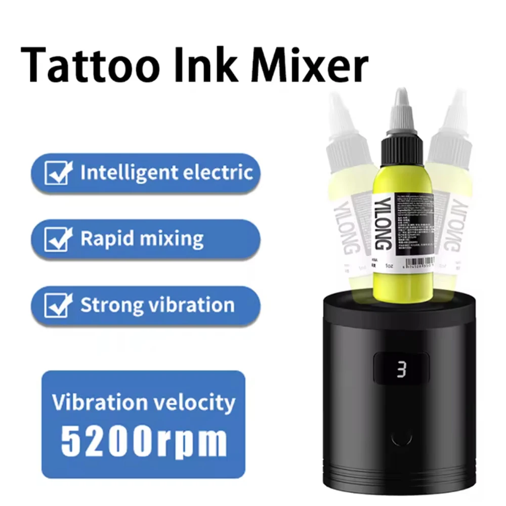 YILONG Wireless Tattoo Ink Mixer Mini Vortex Shaker Tattoo Ink Nails Polish  Glue Shaking Machine Tattoo Pigment Ink Stirrer - AliExpress 66