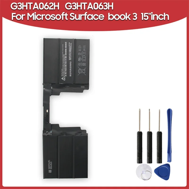 

New Replacement Battery 5473mAh G3HTA062H For Microsoft Surface Book 3 15" G3HTA063H Rechargeable Batteries