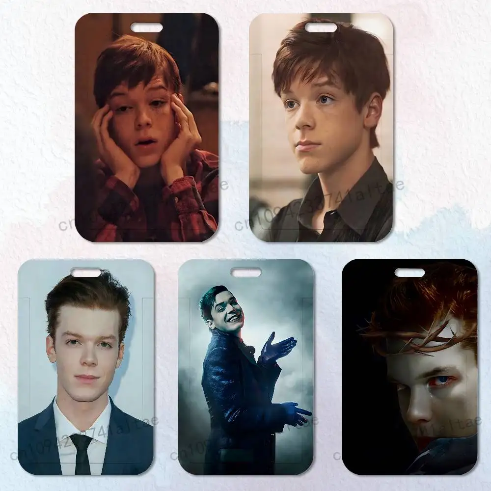 

C-Cameron M-Monaghan Actor Badge Holder Pass Bus Work Card Cover Chest Pocket Students Gift ID Card Holder