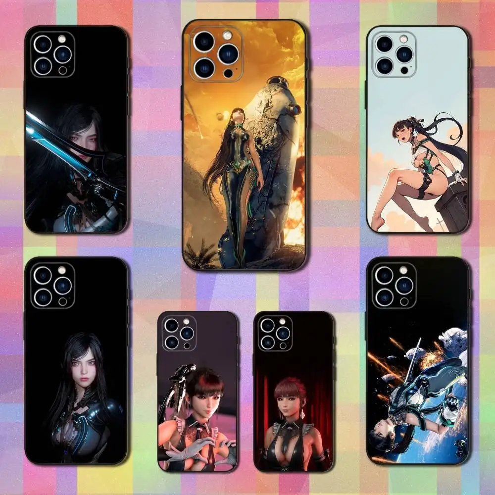 

Hot Game S-Stellar B-Blade Phone Case For iPhone 16,15,14,13,12,11 Plus,Pro Max,XS,X,XR,SE,Mini,8,7,Soft Silicone Black Cover