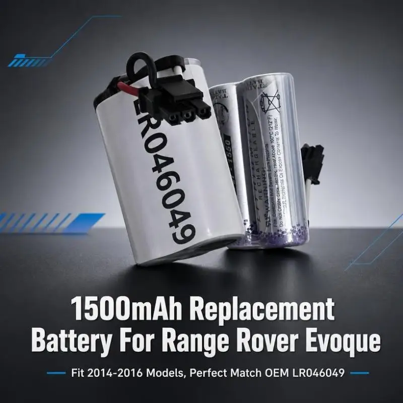 1500mAh Replacement Battery LR046049 For Range Rover Evoque 2014 2015 2016 72155811300 AC424034 DPLA-70720-AA LR112188 T4N2591