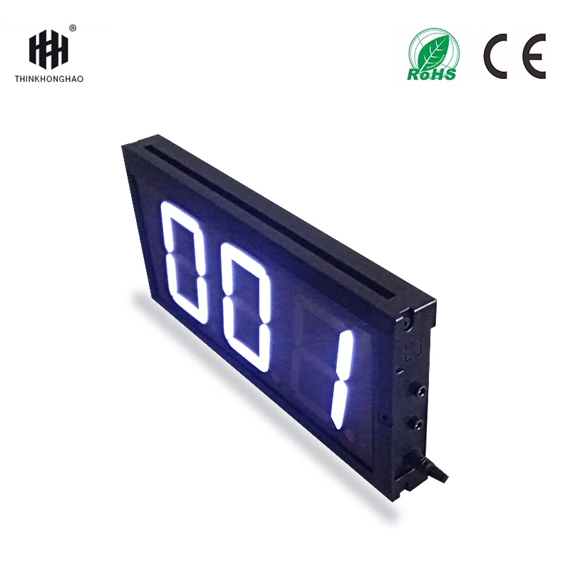 4-inch 3-bit LED high light display counter 0-999 days countdown event personnel clock controller can be customized