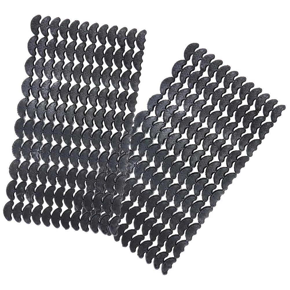 

2 Pcs Sole Repair Pieces Non Shoe Pads for Sneakers Black Medium 80 Blocks Heel Protectors Anti Noise