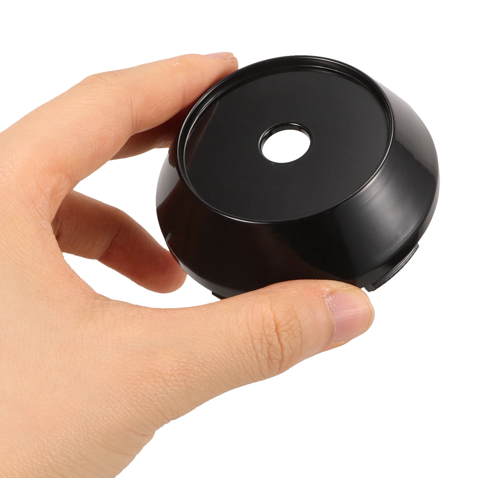 

4Pcs Vehicle Rim Caps Exquisite Craftsmanship Smooth Shiny Appearance Universal Fit DIY Installation Car Accessory