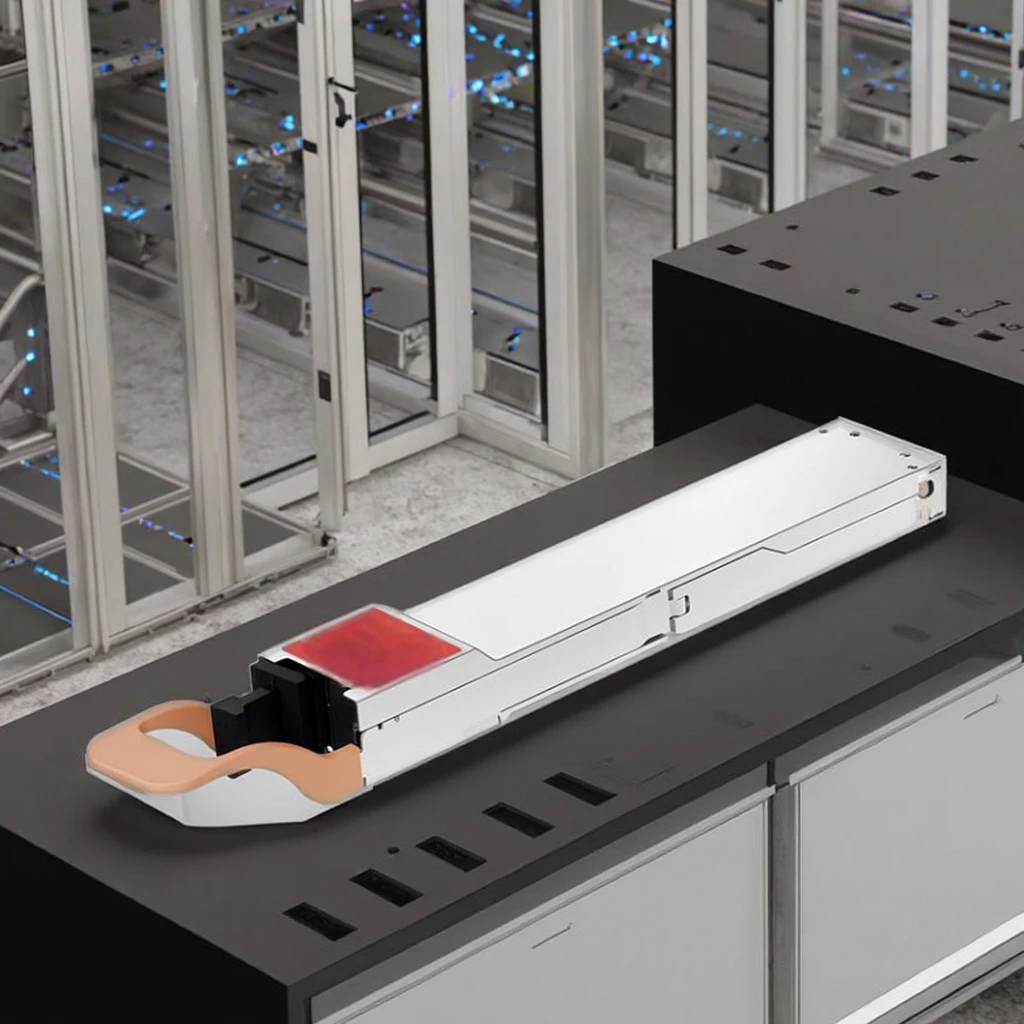KEXINT MMA4Z00-NS400 Compatible 400G OSFP 50m MPO-12/APC Módulo Transceptor Óptico InfiniBand