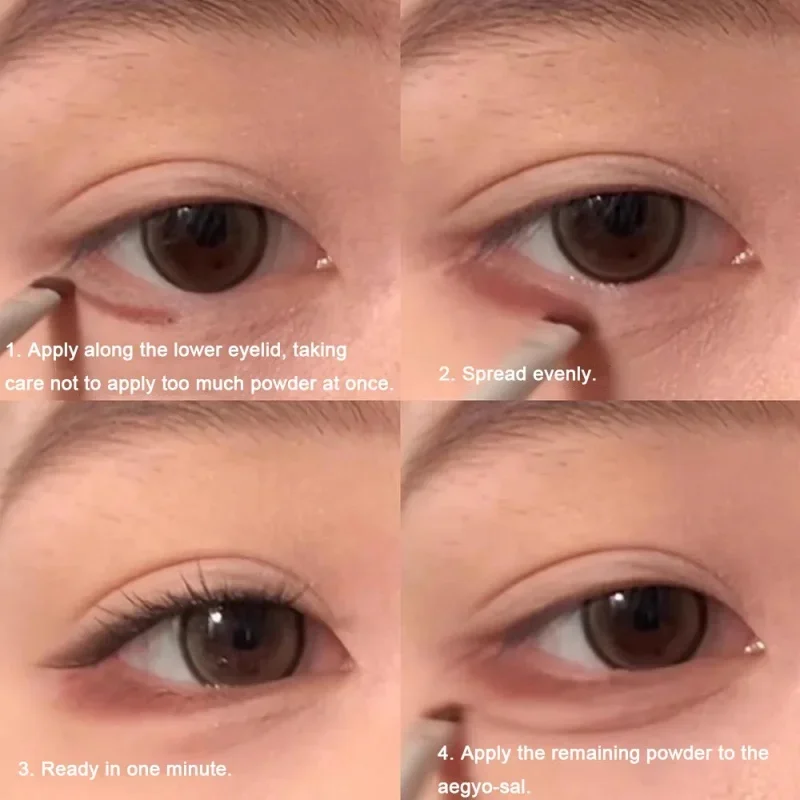 Palette de fards à paupières en poudre monochromes rouge marron, Eyeliner soyeux et mat couché, ver à soie, maquillage imperméable pour les yeux avec brosse