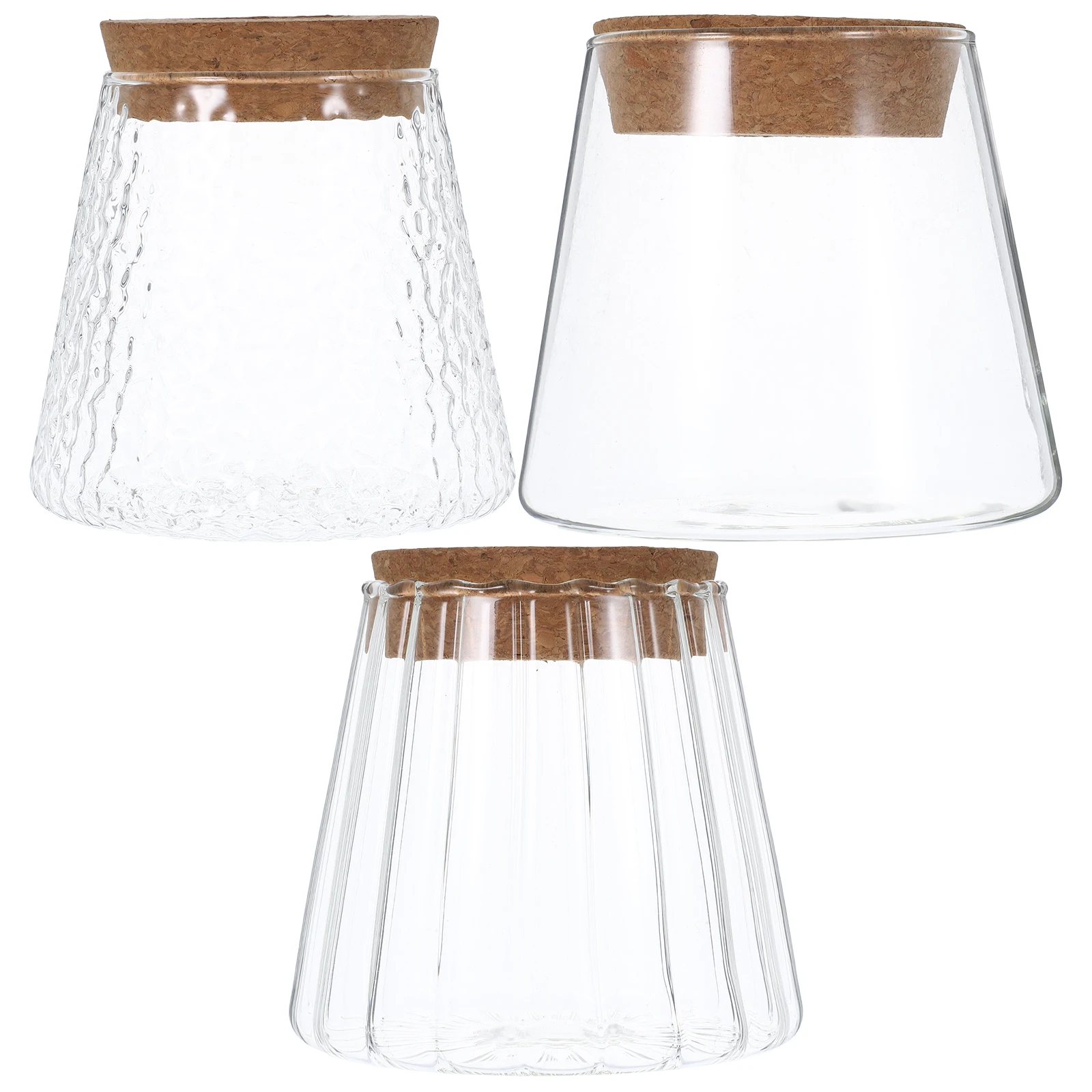 3 قطعة المزهريات انتشار المياه الزجاج الشفاف برطمانات النباتات للبستنة الداخلية سطح المكتب زارع المائية زهرية تررم صغير