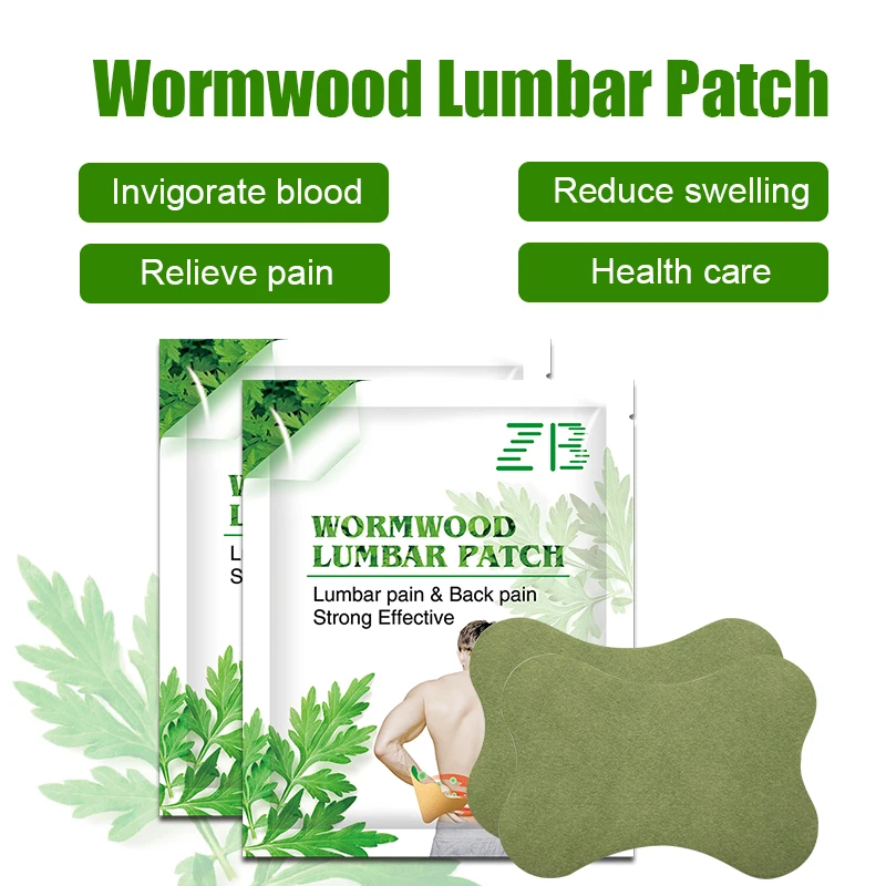 6Pcs Lumbar Spine Patch Relieving Waist Knee Joint Pain Patch Wormwood Extract Plaster for Body Rheumatoid Arthritis Body Care