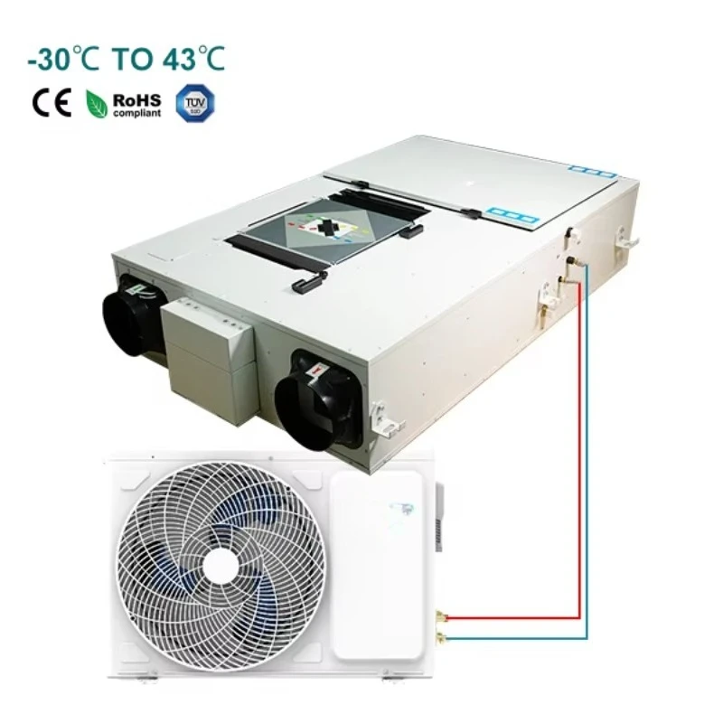 Precool and Preheat Recuperator Heat Recovery Ventilation Intelligent Control Erv Hrv Recuperator Heat Recovery Ventilation