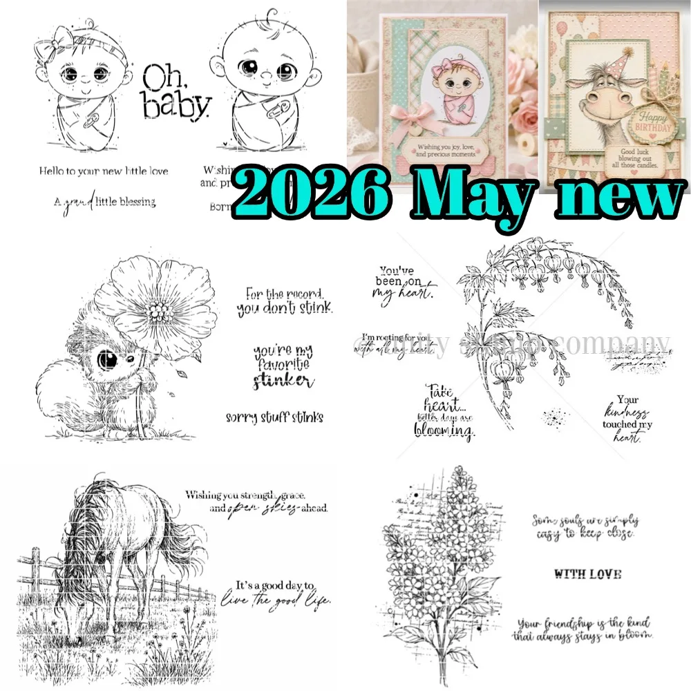 

Baby Horse Metal Cutting Dies & Stamps Scrapbook Diary Decoration Stencil Embossing Template DIY Greeting Card Handmade 2026