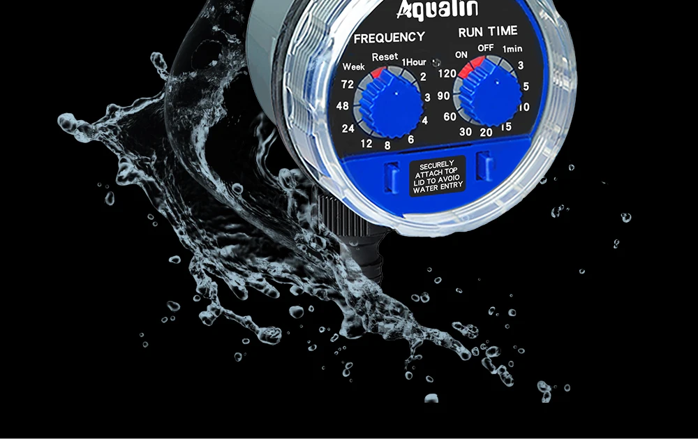 Elettrovalvola Garden Watering Timer Ball Valve / Solenoid Irrigation Controller Home Garden Automatic Watering Electronic Valve Irrigazione — dettaglio 2