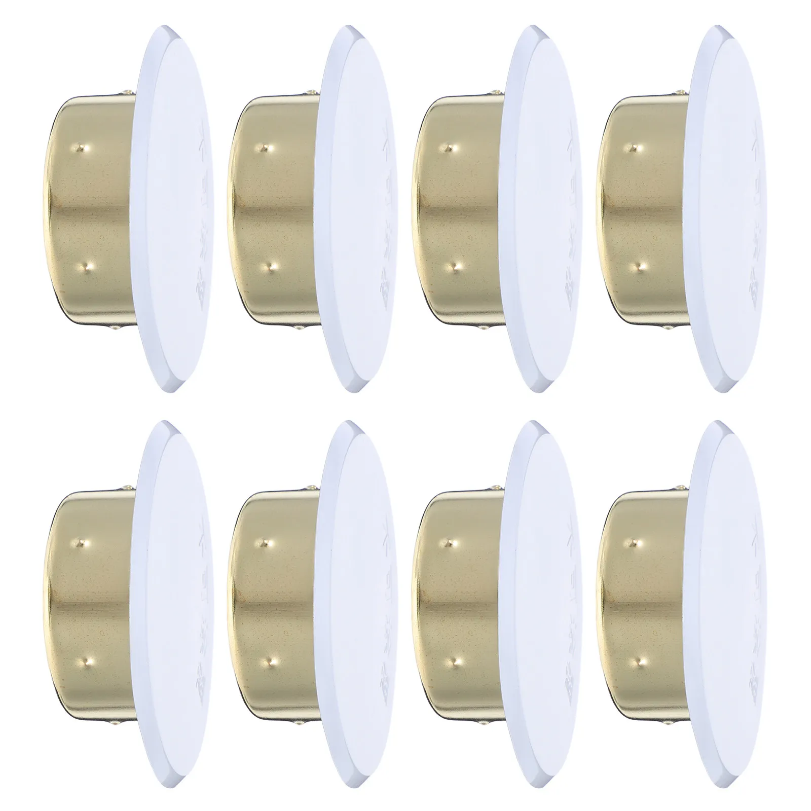 8Pcs Ceiling-Mounted Sprinkler Covers Fire Sprinkler Head Protector Flat Decorative Plate High Temperature Resistant for Indoor
