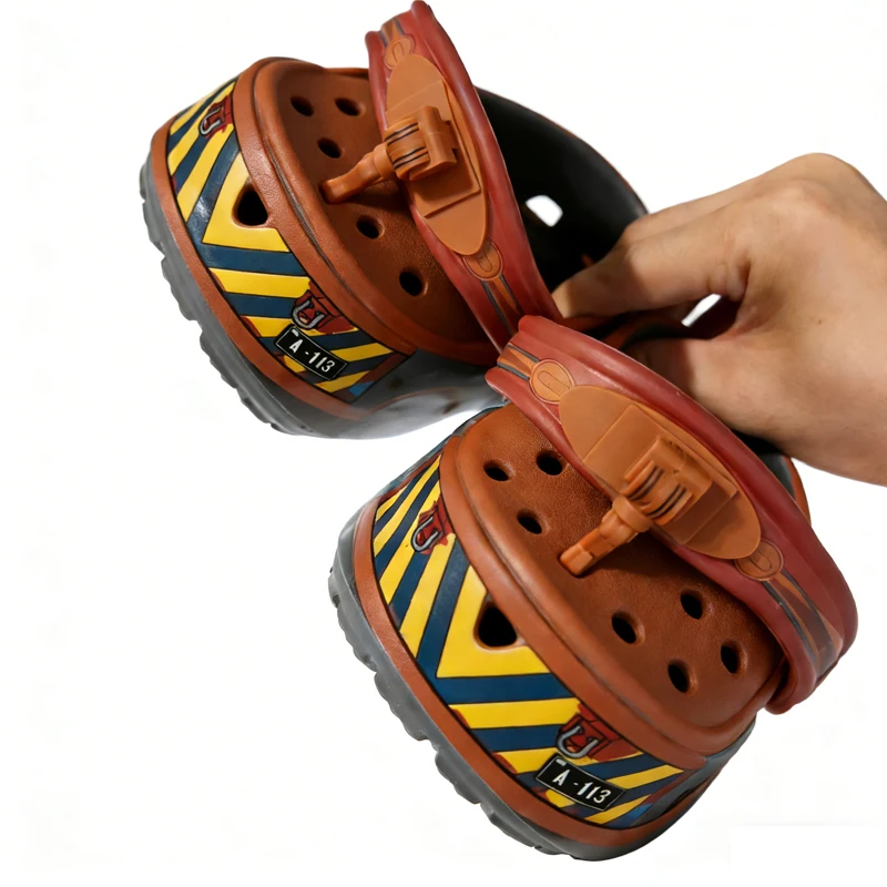 Croc-stijl klompen dia sandalen Disney beeldje anime auto's Mater antislip ademende strandschoenen outdoor casual schoenen voor jongens