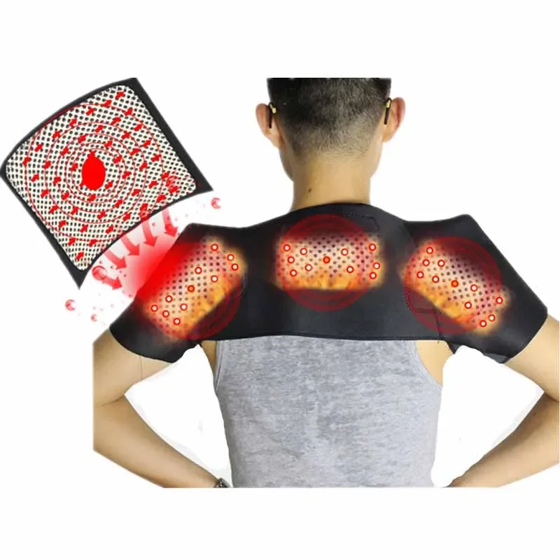 Self-heating Tourmaline Shoulder Belt Protect Brace Posture Corrector Pain Relieve Magnetic Therapy Spontaneous Heating Massage