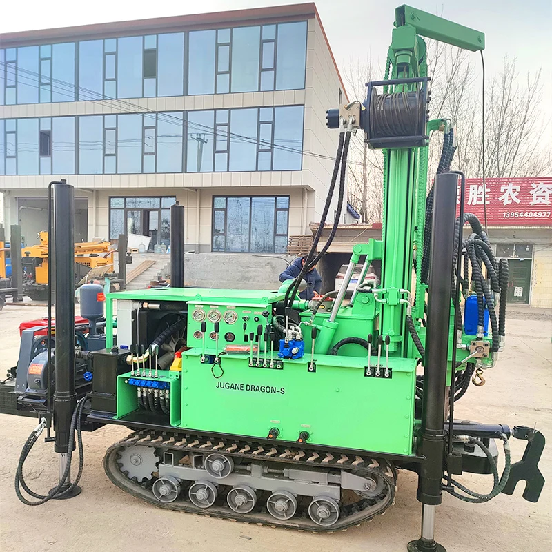メーカーは、低価格でカスタマイズ可能な160メートルの水・ガス両用井戸掘削リグを販売しています。