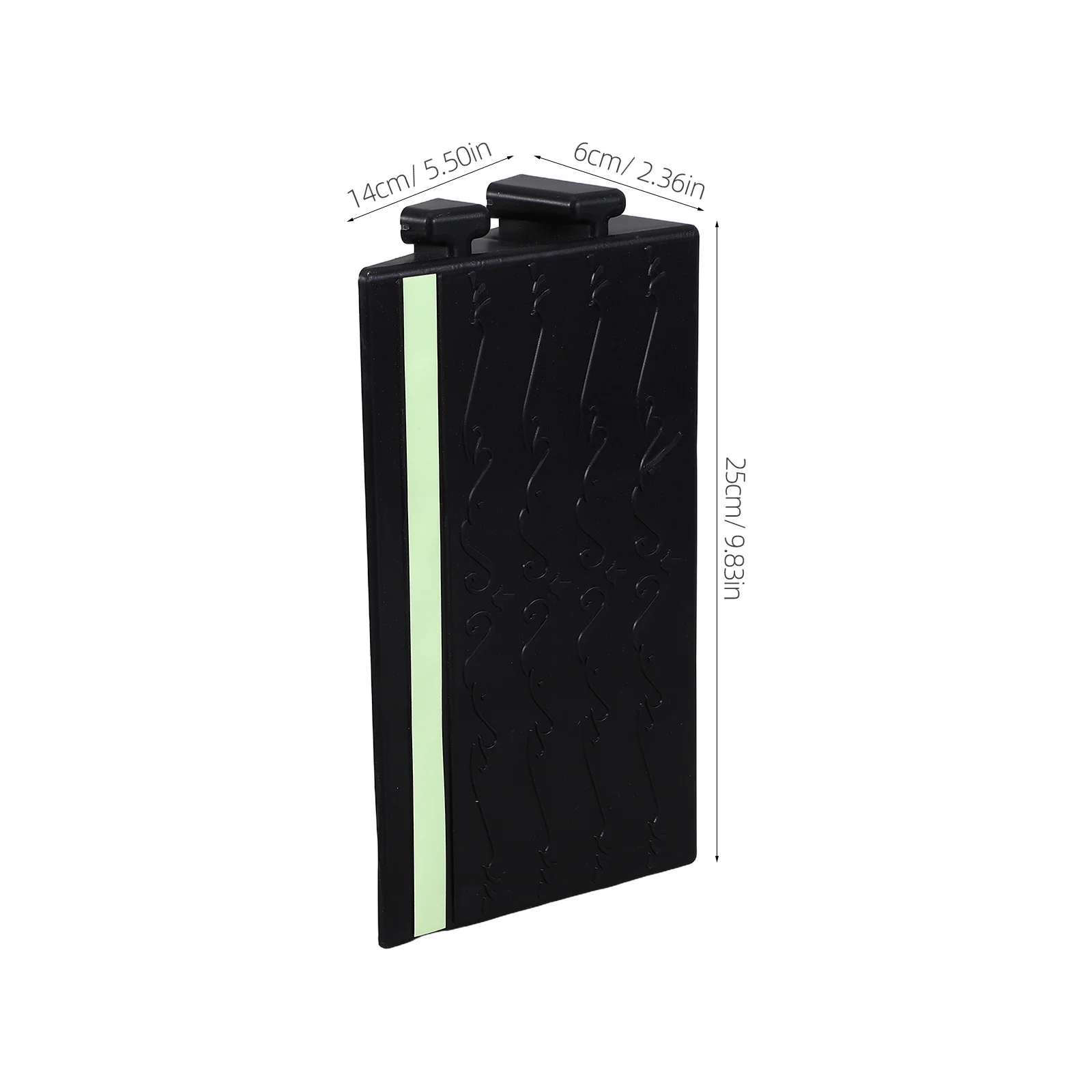 Robot Vacuum Cleaner Threshold Ramp 9.8X5.5X2.4Inch Glow-In-The-Dark Doorway Ramps For Home Bathroom Flooring Transition