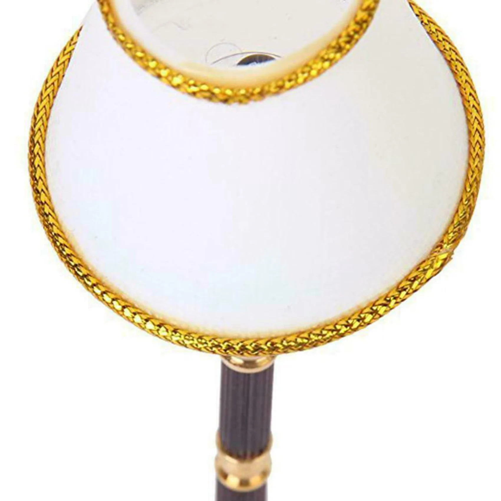 B78B-2X 1/12 Dollhouse Miniature LED Light Floor Lamp Battery Powered Switch Wireless Operated