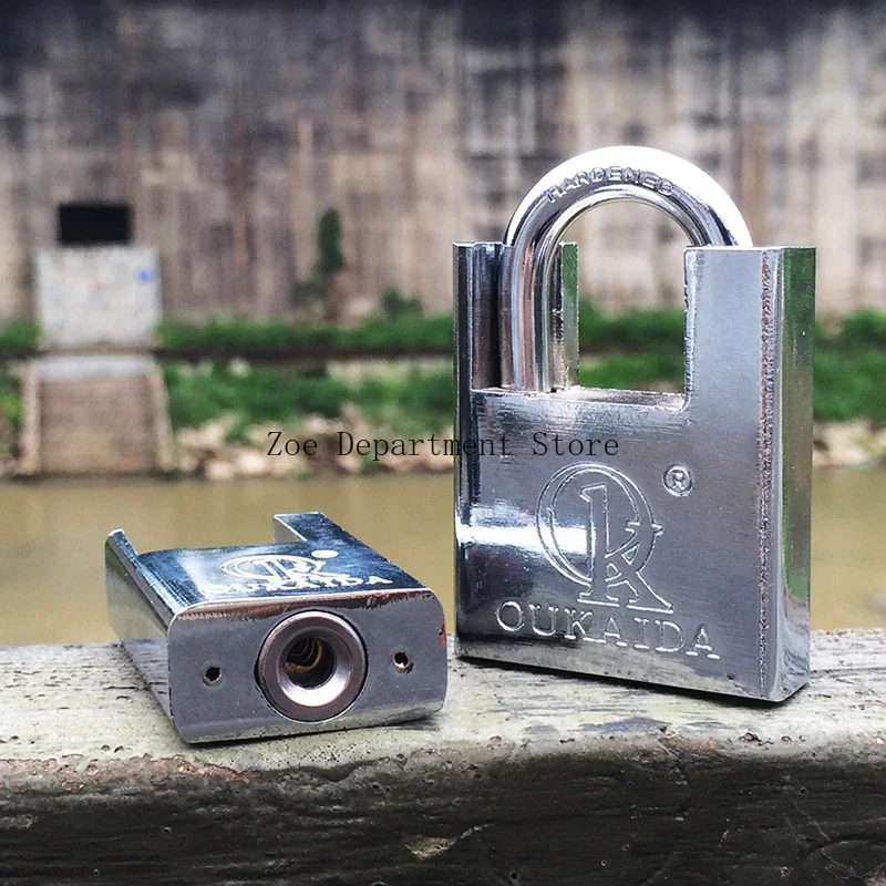 Door padlock, anti-theft padlock, open padlock anti-theft  combination lock  door locks  key lock box