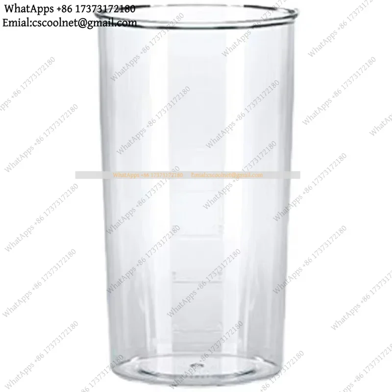 for Braun Food Processor Measuring Cup Replacement – 600ml Plastic Measuring Beaker for Multiquick Kitchen Machine