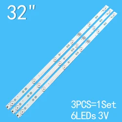 Led Backlight Strip Voor 32 Inch Tv Licht Od32d06 0d32d06-Zc 21fg-05 6s 1P 303tt320038 ATV-32 3V 576Mm Led Backlis