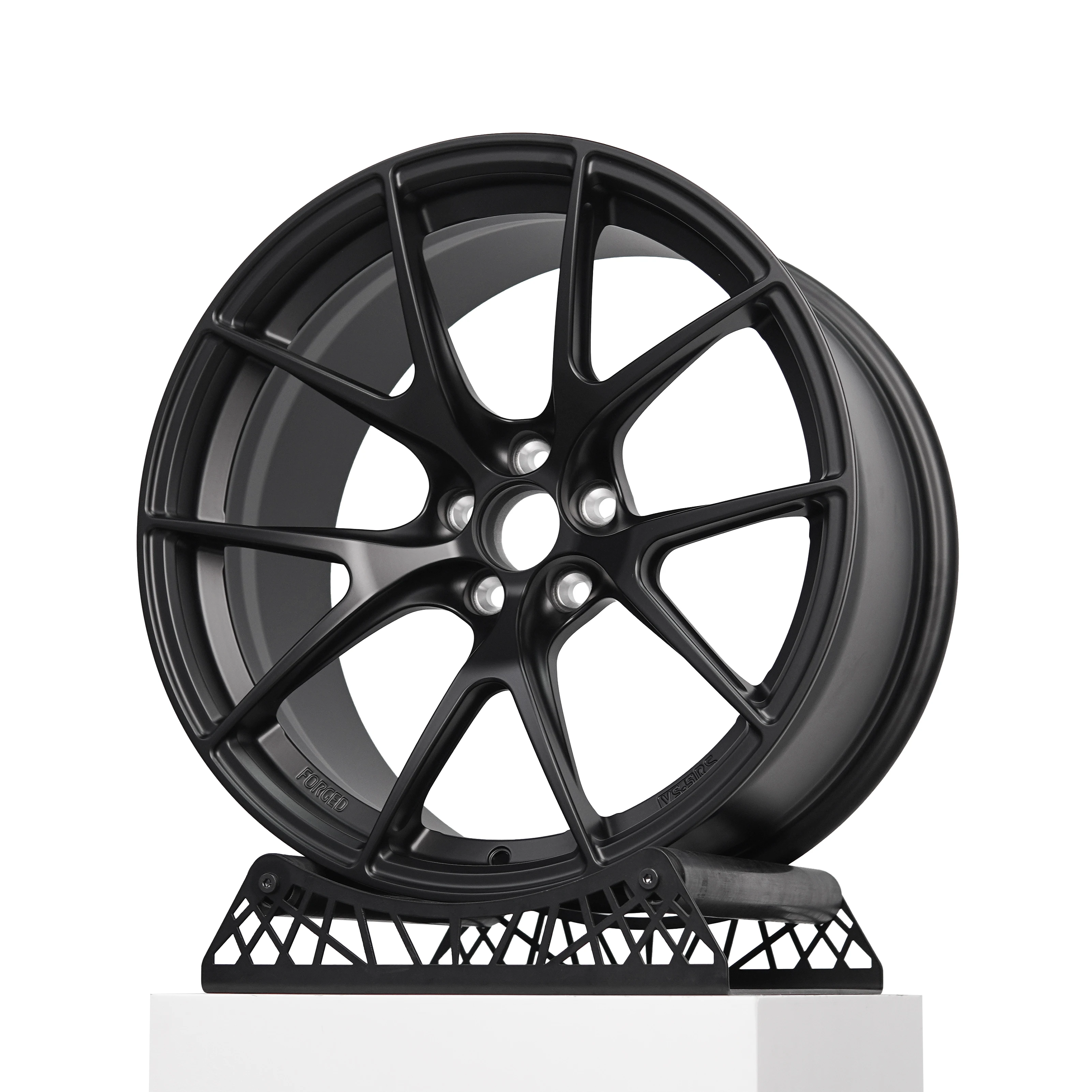

1pcs Black T6061 Lightweight Forged Wheel 19 20 21inch 5x120 5x114.3 Monoblock Alloy Rim For BMW Audi Mercedes Benz Mustang