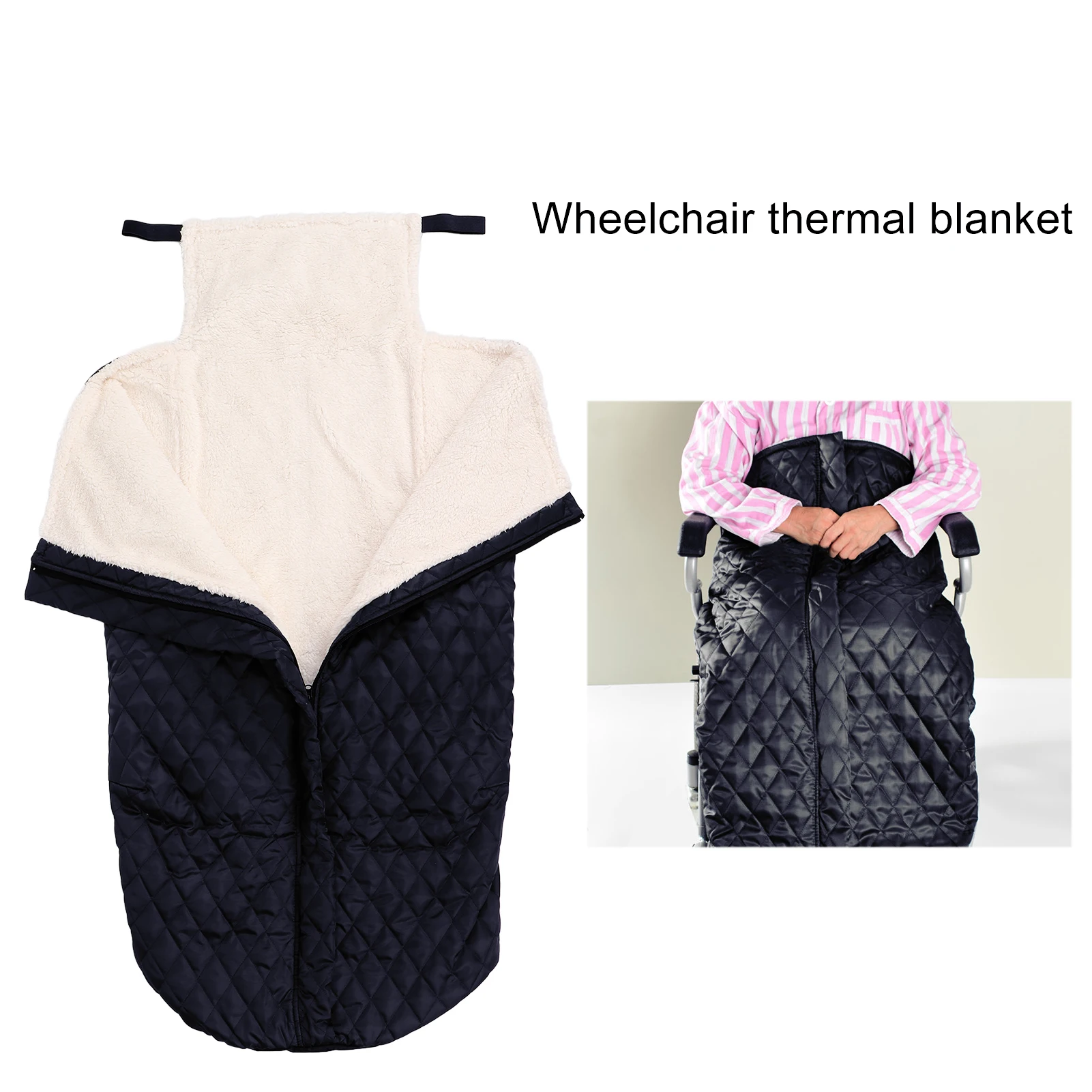 Wheelchair Warm Blanket Thicken Warm Wheelchair Fleece Wrap Blanket Accessories for The Aged Patient