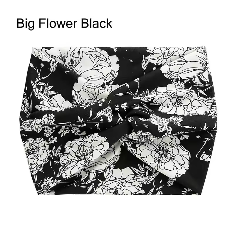 Hair Accessories Twisted Extra Large Thick Wide Headbands Turban Workout Headband Head Wraps for Women - Image 30