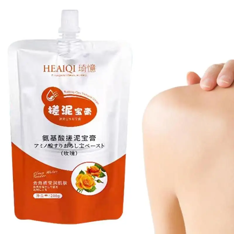 Nicotinamide Body Exfoliator Scrub 200g Mud Scrub Cream Exfoliate Body Exfoliator Scrub Skin Mud Rubbing Artifact Gel For Body