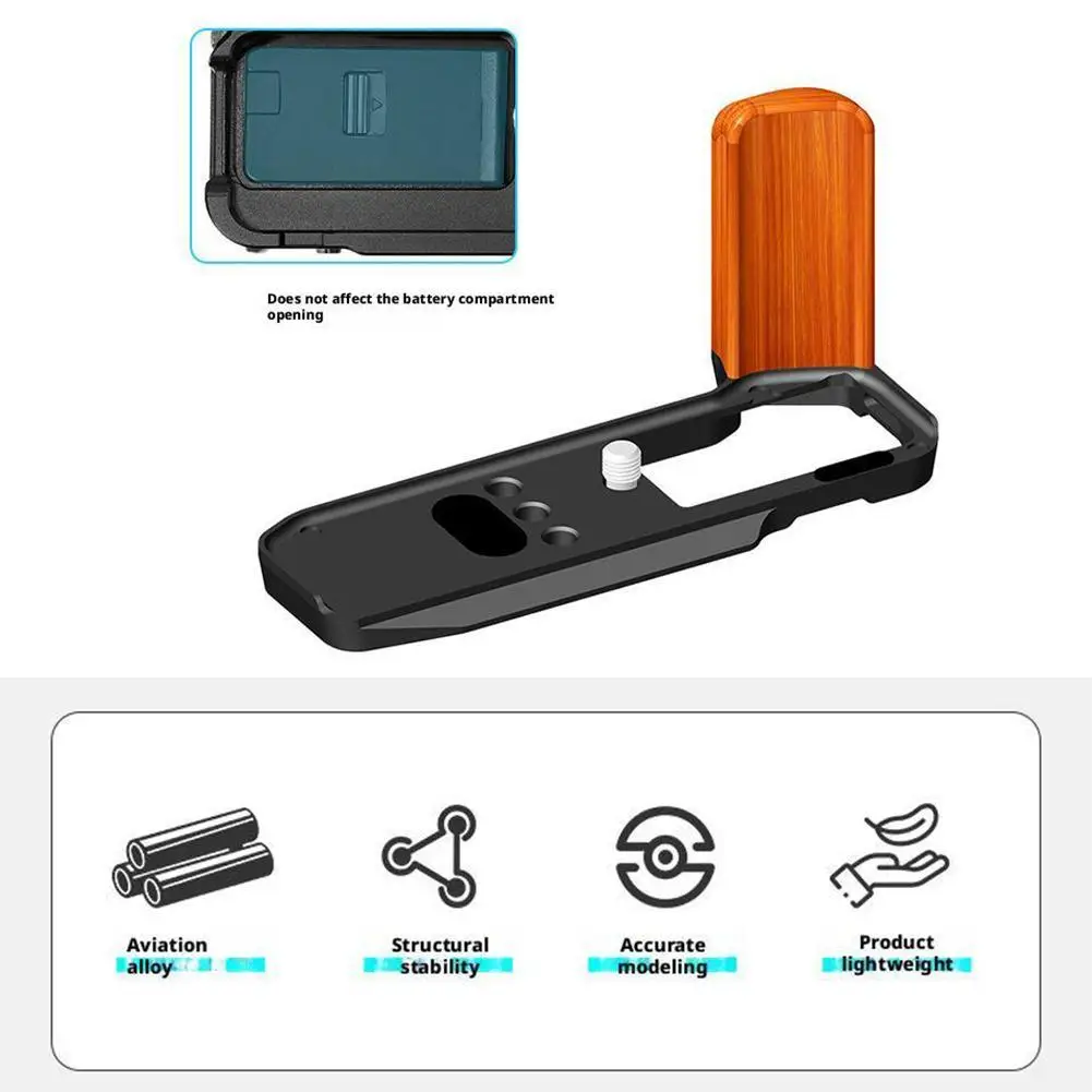 

For FujifilM X-M5 Camera Handle Baseplate Micro Single XM5 Quick-mount Plate Aluminum Alloy Bottom Photography Accessories