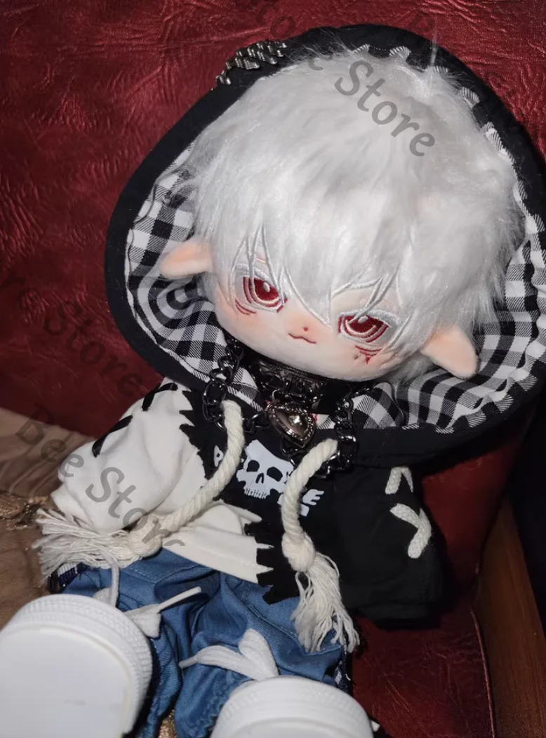 

30cm No Attributes Qingzhi Monster Handsome Boy Plush Cotton Doll Long Leg Body Cosplay Dress Up Figures doll Halloween Gift
