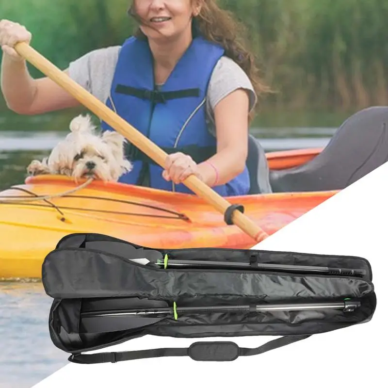 Tas Kayak, tas pembawa Kayak Paddle Organizer tas tahan air untuk kepala dan tali dayung tiga bagian dapat disesuaikan