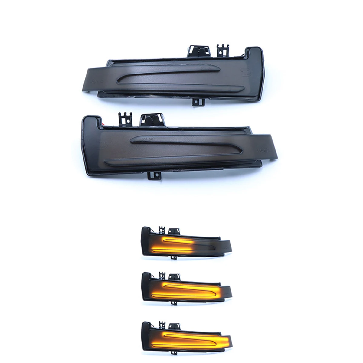 

For Mercedes-Benz W176 W246 W204 W212 C117 X156 LED Dynamic Turn Signal Light Flasher Flowing Water Blinker Flashing Yellow