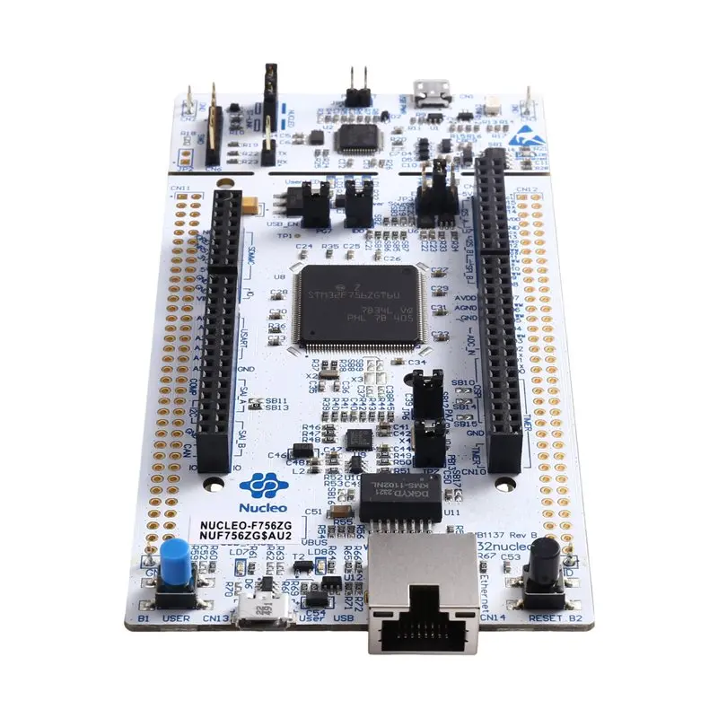 

A13E-Nucleo-144 STM32F756ZG STM32F756ZGT6 MCU NUCLEO-F756ZG Microcontroller Development Board Evaluation Kit