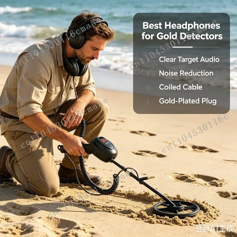 Hot Discounts Best K0SS UR30 Headphone Earphone for GOLD Metal  Suitable for 4500 5000 GFX7000 Gold Detector