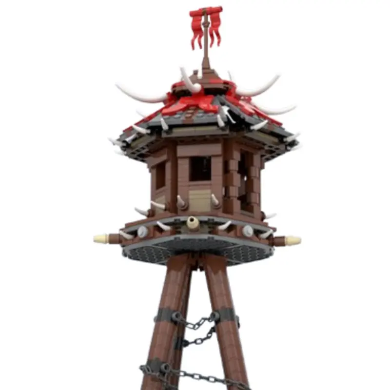 

Spot MOC-57715 637pcs Tower DIY small particle assembly building blocks educational toy model gift set ornaments