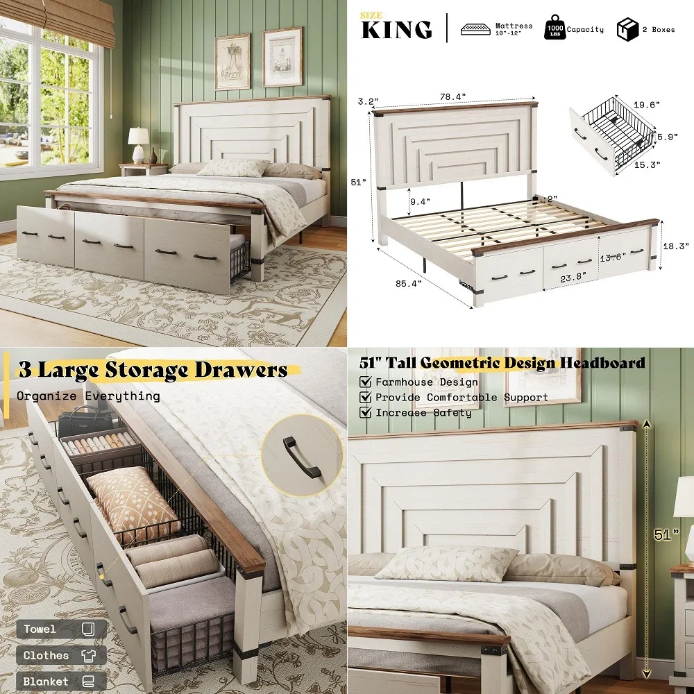 

Furniture Monterey Futon Frame, No Drawers, Antique White