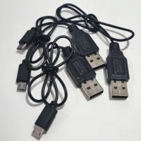 Original 4D-V8 Mini Drone 4DRC V8 RC Quadcopter Spare Parts Lithium Battery Charge USB Charging Wire Accessories 3PCS