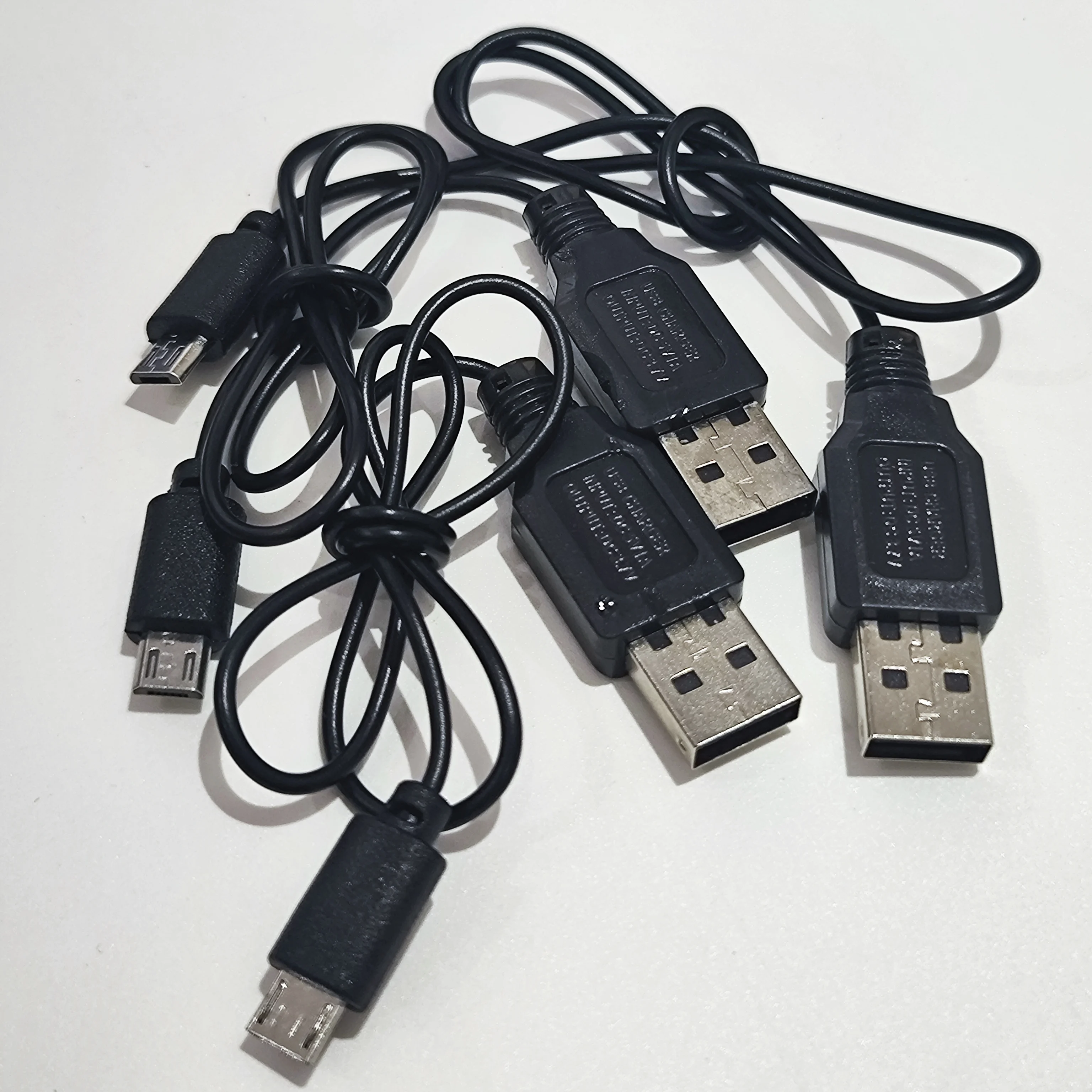 Original 4D-V8 Mini Drone 4DRC V8 RC Quadcopter Spare Parts Lithium Battery Charge USB Charging Wire Accessories 3PCS