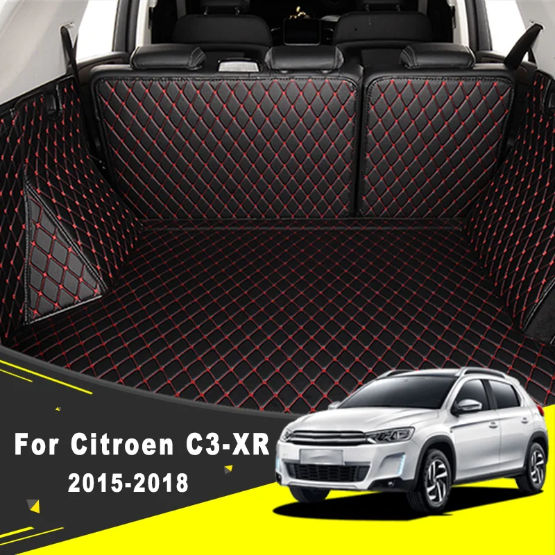 

Для Citroen C3-XR c3 xr 2015 2016 2017 2018 Автомобильный задний коврик для багажника, коврик для багажника, ковер, автомобильные аксессуары, индивидуальные чехлы, подкладки, детали