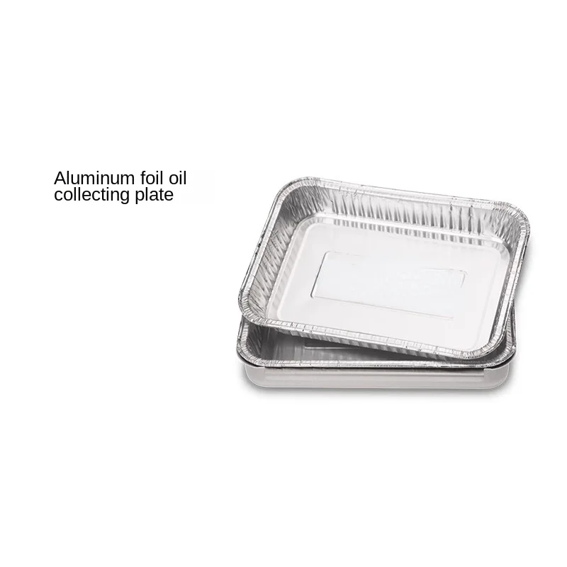 Thickened BBQ Aluminum Foil Oil Trough Baking Aluminum Foil Paper Pallet Large Barbecue Tin Tray Household