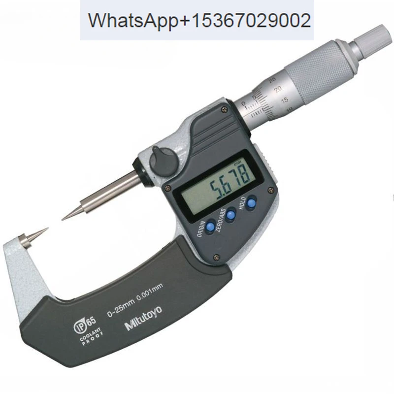 Sanfeng 0-25 Digital Display Double Pointed Micrometer 342-261/251 112-153/201