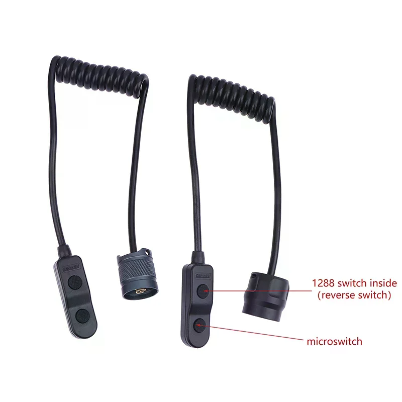 1Pcs Remote Switch With Convoy Tail Suitable For Convoy C8/C8+/S2+/S3 Tail Flashlight Accessories
