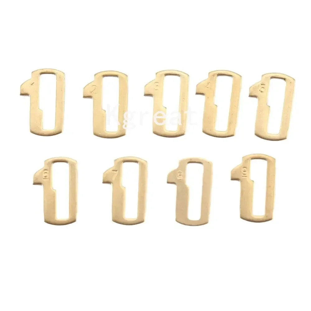 180pcs HU43 Lock Plate Car Lock Reed Plate Lock Wafer for Opel Key Repair Kits Car Locking Repair Accessories 9 Type Each 20