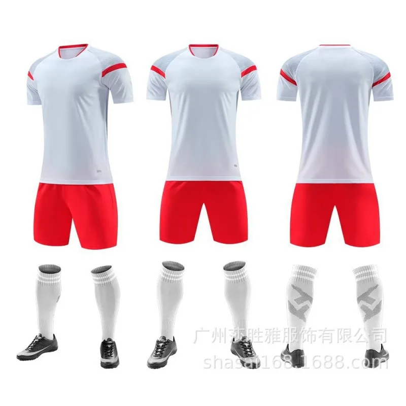 New Set Breathable Sweat-Absorbent Match Adult Children Training Uniform Customizable