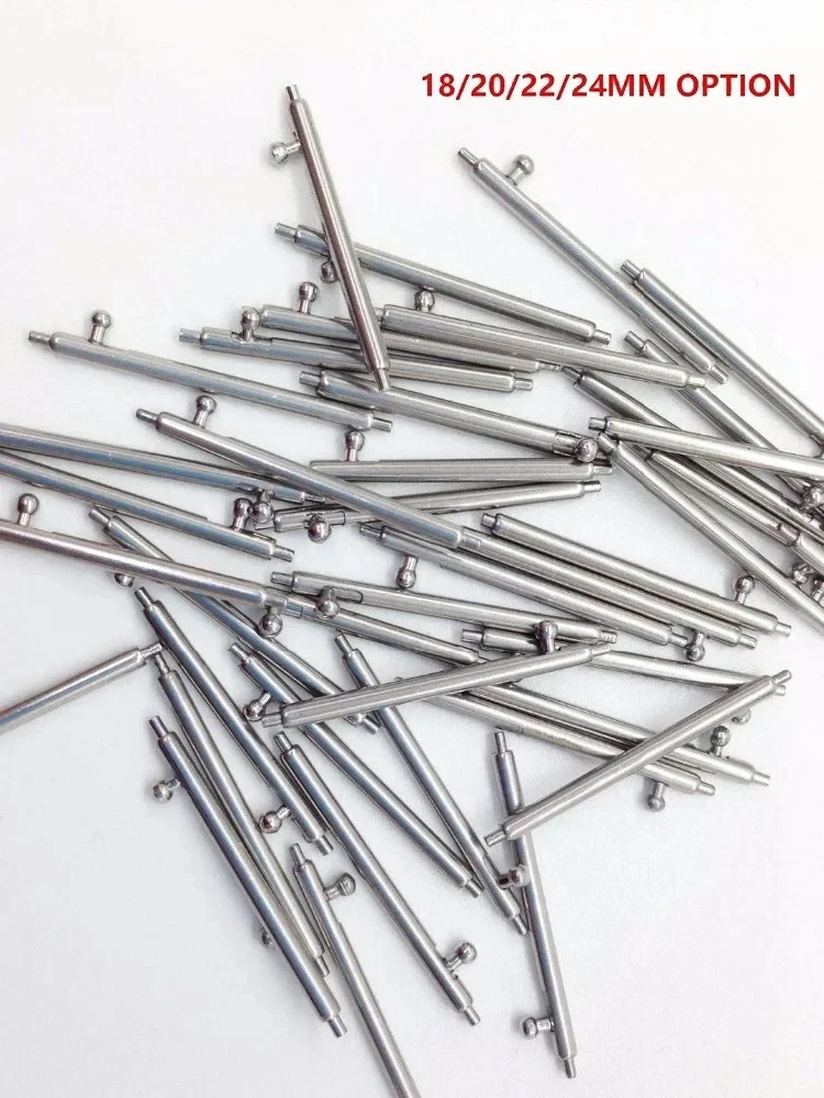 18mm 20mm 22mm 24mm 퀵 릴리스 스프링 바 핀 삼성 기어 S2 S3 핀 시계 스트랩 교체 밴드-10개/세트