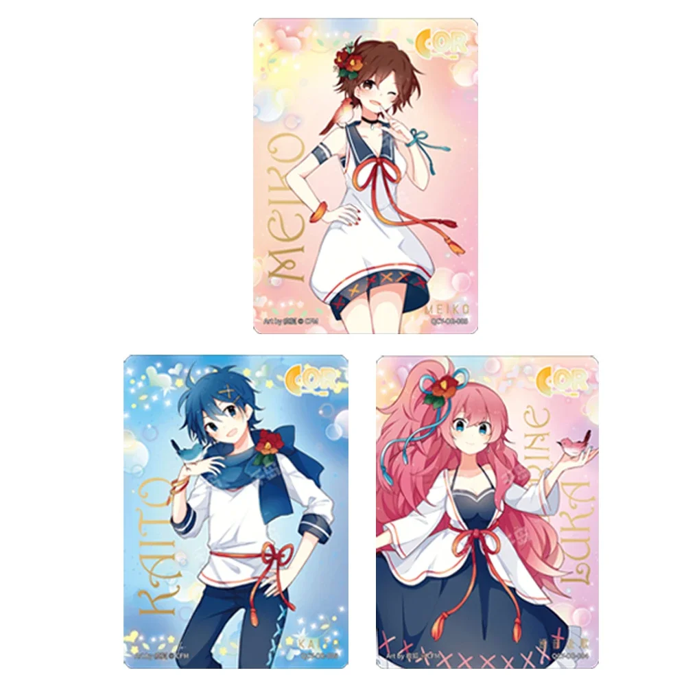 KAYOU Deusa História OU UR MTR Kagamine Len mekio Brilha as estrelas Brilho refrativo Meninos cartões colecionáveis presentes de feriado
