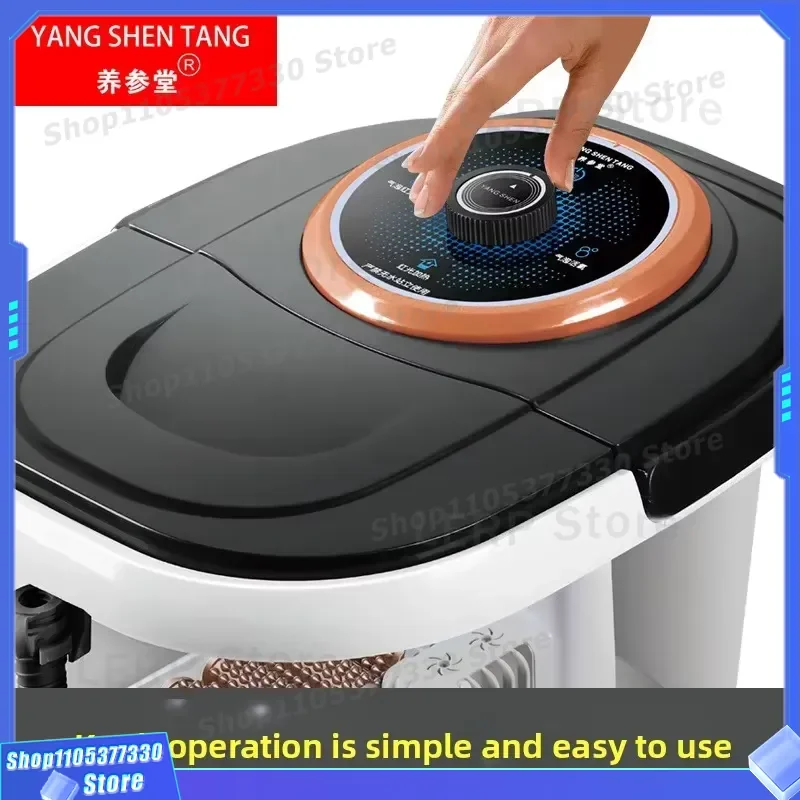 Electric Foot Bath Massager with Heat Constant Temperature Hydrotherapy Soaking Basin Sterilization Health Care Spa Device